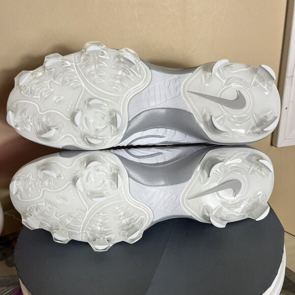 Nike‎ Alpha Huarache NXT MCS Molded Baseball Cleats DJ6519-103 Men Size 8 White - Picture 9 of 10